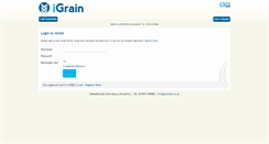 Desktop Screenshot of igrain.co.uk